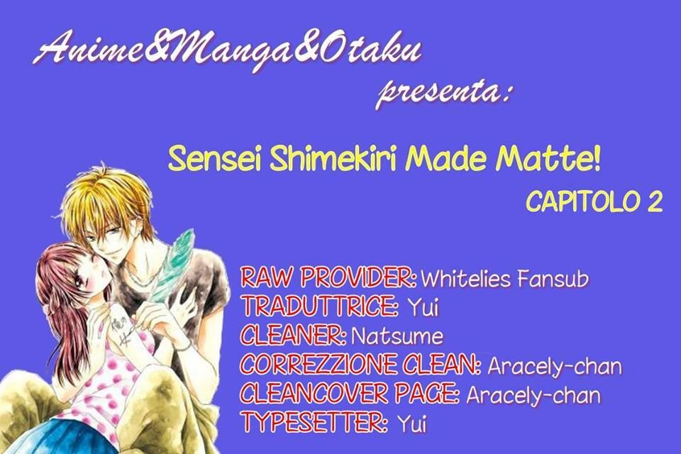 Sensei 〆Shimekiri Made Matte! Chapter 2 - 1