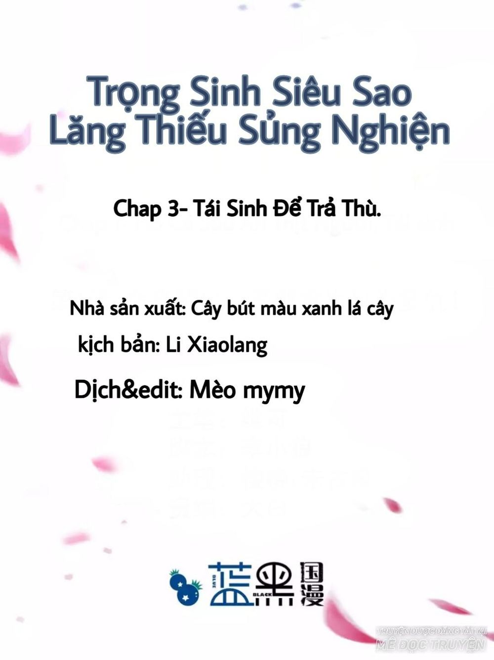 Trọng Sinh Siêu Sao - Lăng Thiếu Sủng Nghiện Chapter 3 - 1