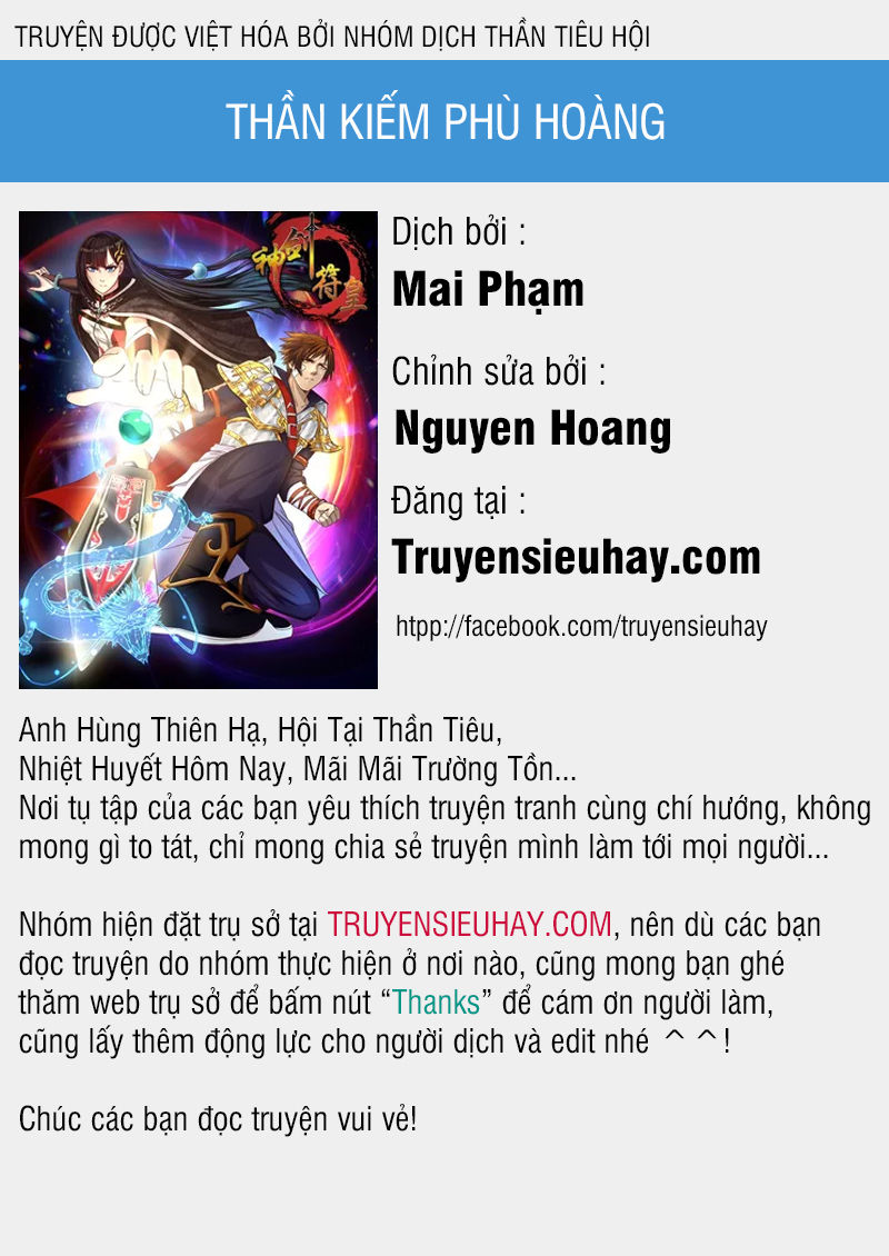 Thần Kiếm Phù Hoàng Chapter 1 - 1