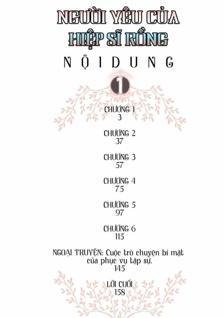 Người Yêu Của Hiệp Sĩ Rồng Chapter 1 - 3