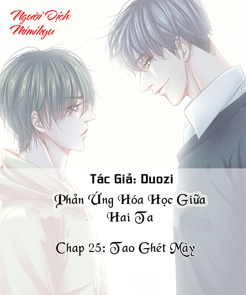 Phản Ứng Hóa Học Giữa Hai Ta Chapter 25 - 1