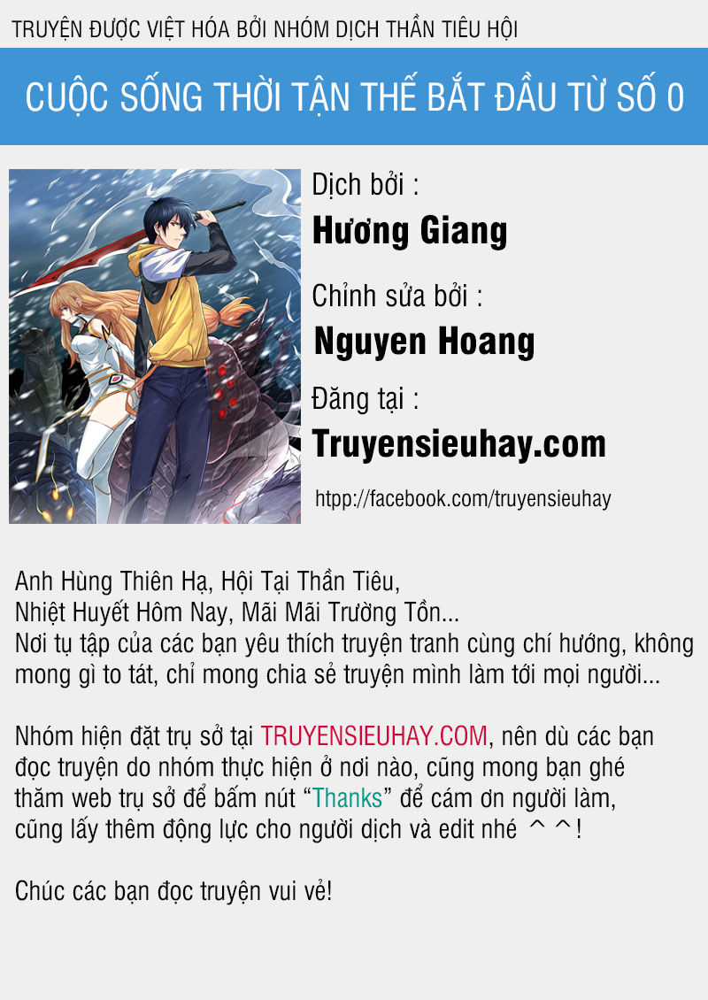 Cuộc Sống Tận Thế Bắt Đầu Từ Số 0 Chapter 3 - 1