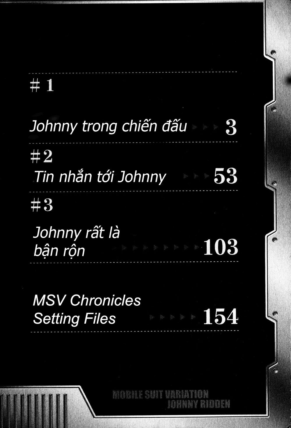 Mobile Suit Gundam Msv Chronicles: Johnny Ridden Chapter 1 - 3