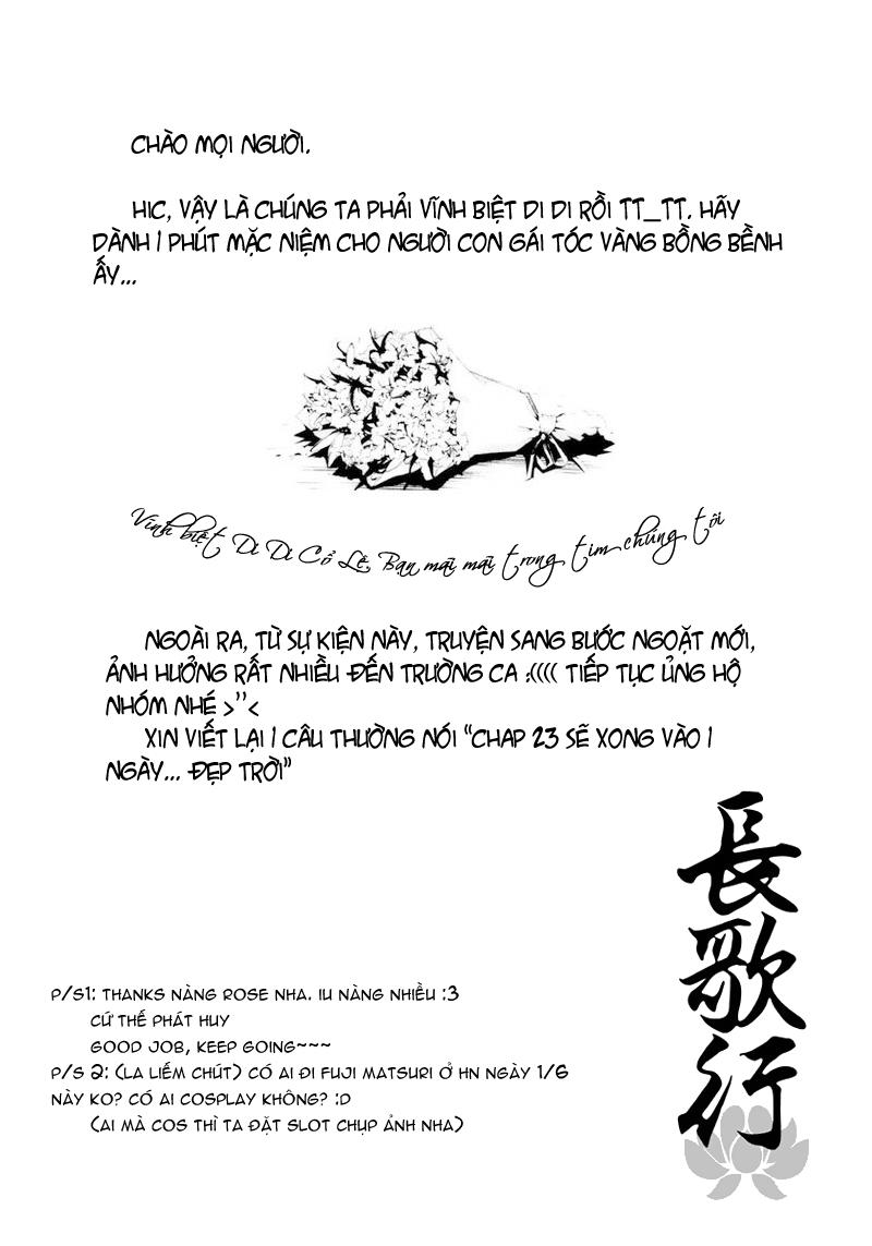 Trường Ca Hành Chapter 22 - 27