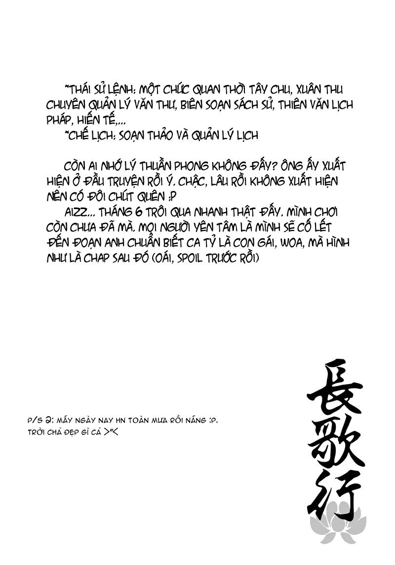 Trường Ca Hành Chapter 25 - 29