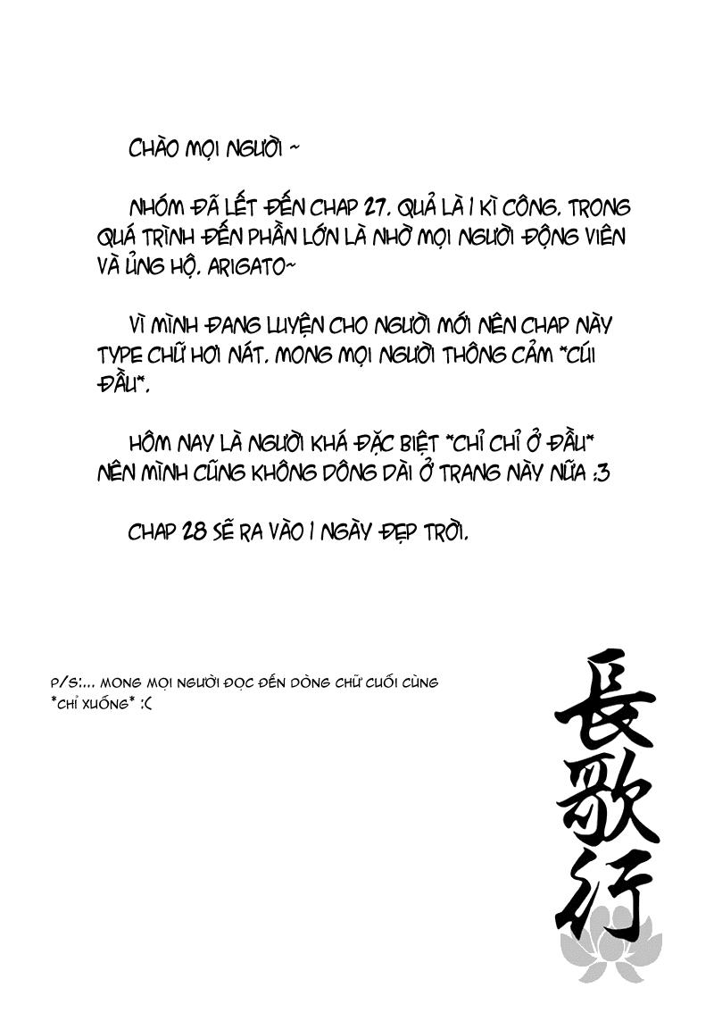 Trường Ca Hành Chapter 27 - 30