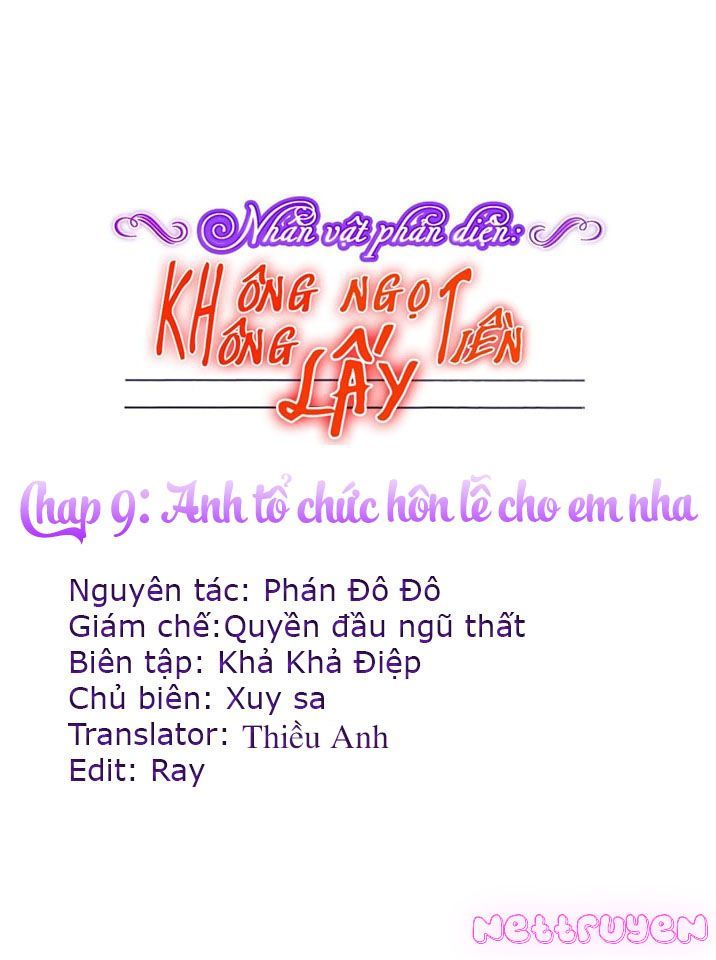 Nhân Vật Phản Diện: Không Ngọt Không Lấy Tiền Chapter 9.1 - 2