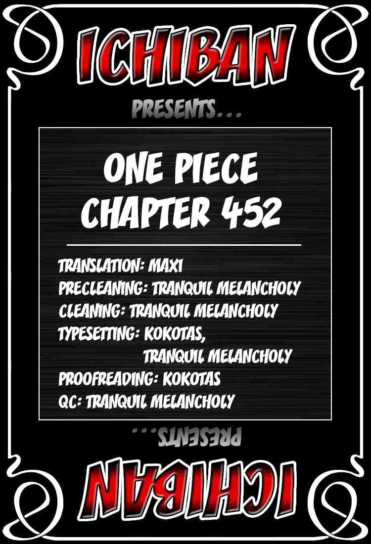 One Piece Chapter 452 - 19