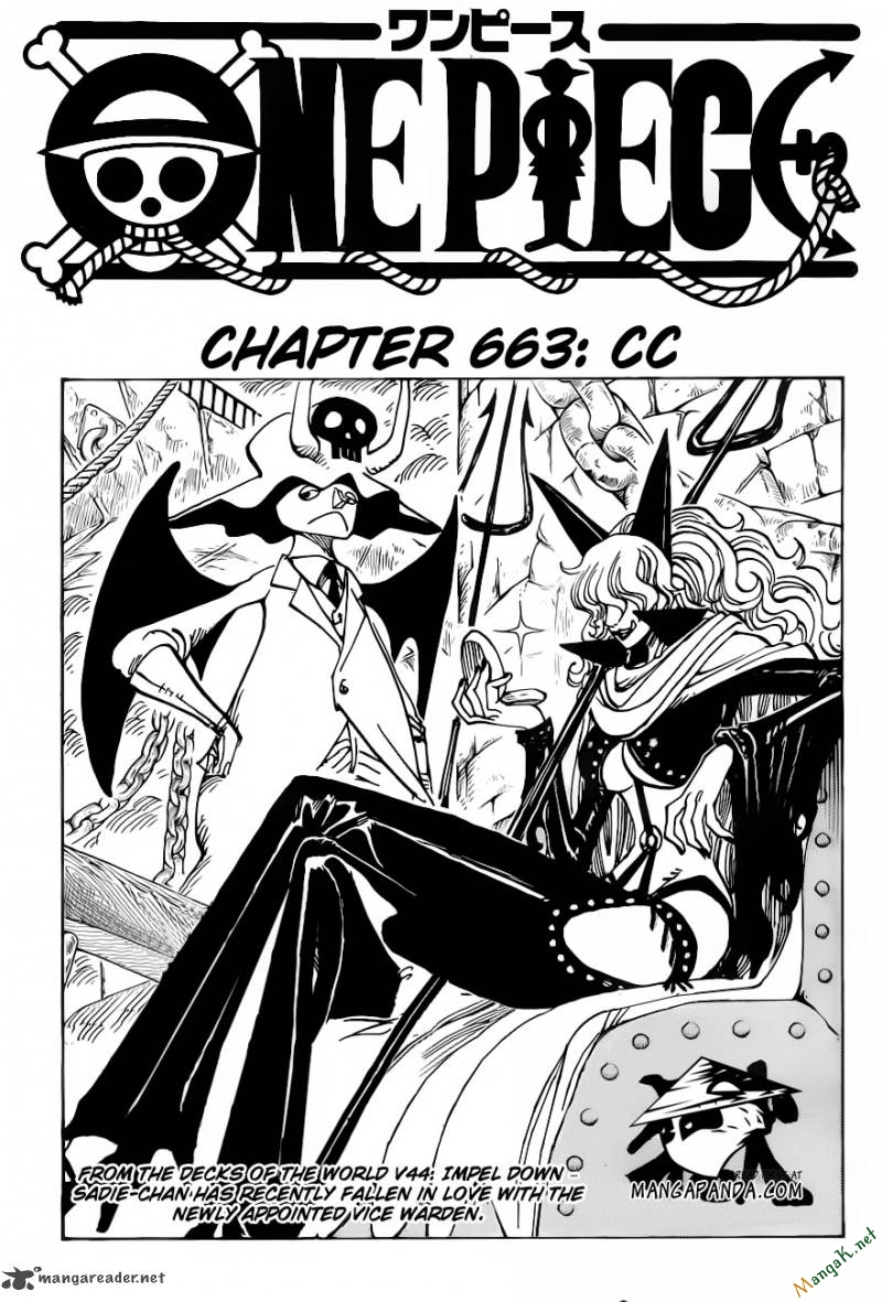 One Piece Chapter 663 - 1