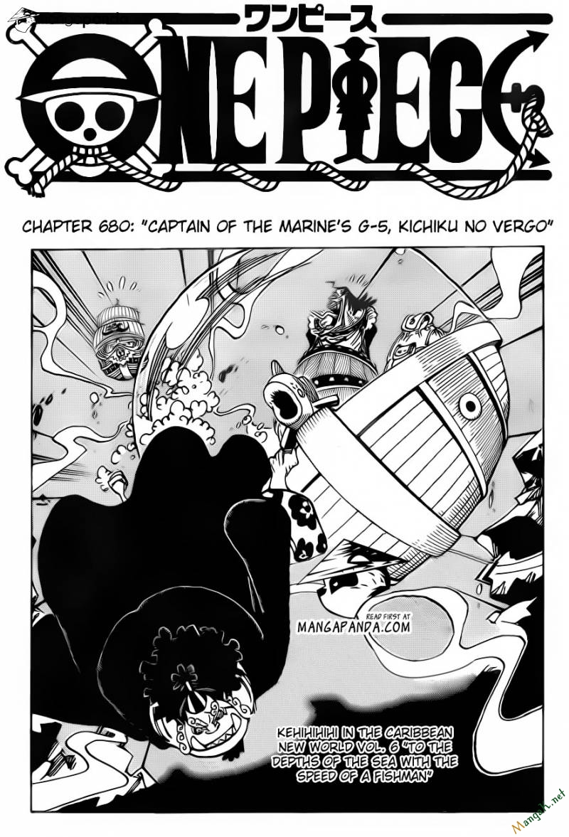 One Piece Chapter 680 - 1