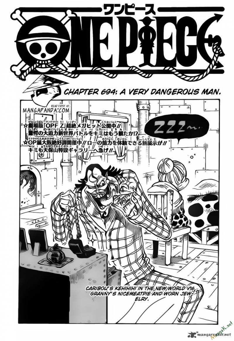 One Piece Chapter 694 - 1