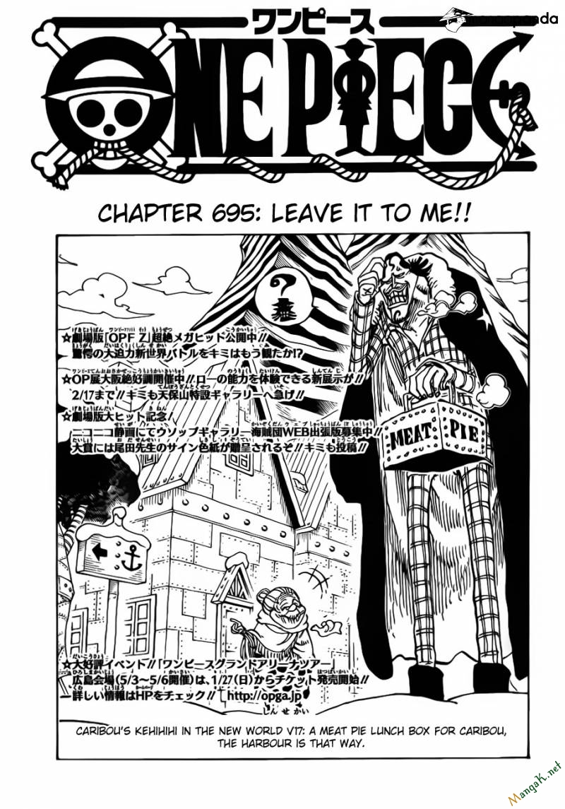 One Piece Chapter 695 - 2