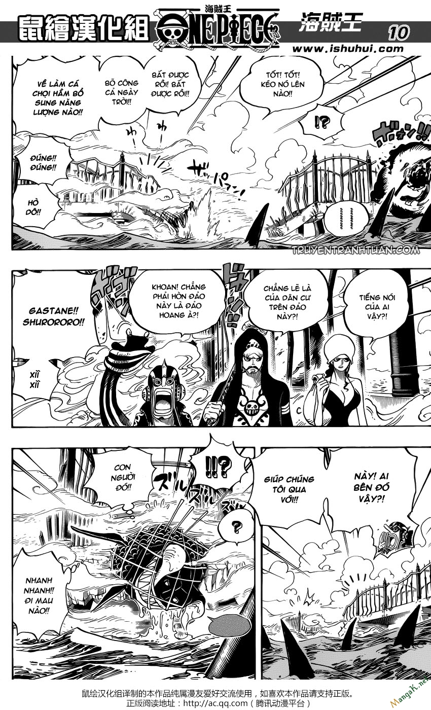 One Piece Chapter 710 - 10