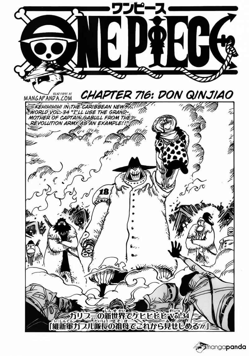 One Piece Chapter 716 - 3