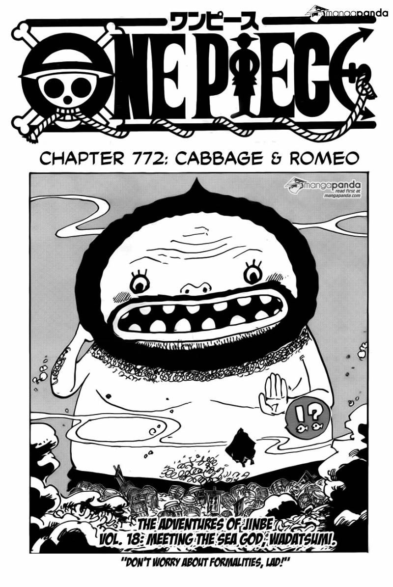 One Piece Chapter 772 - 1