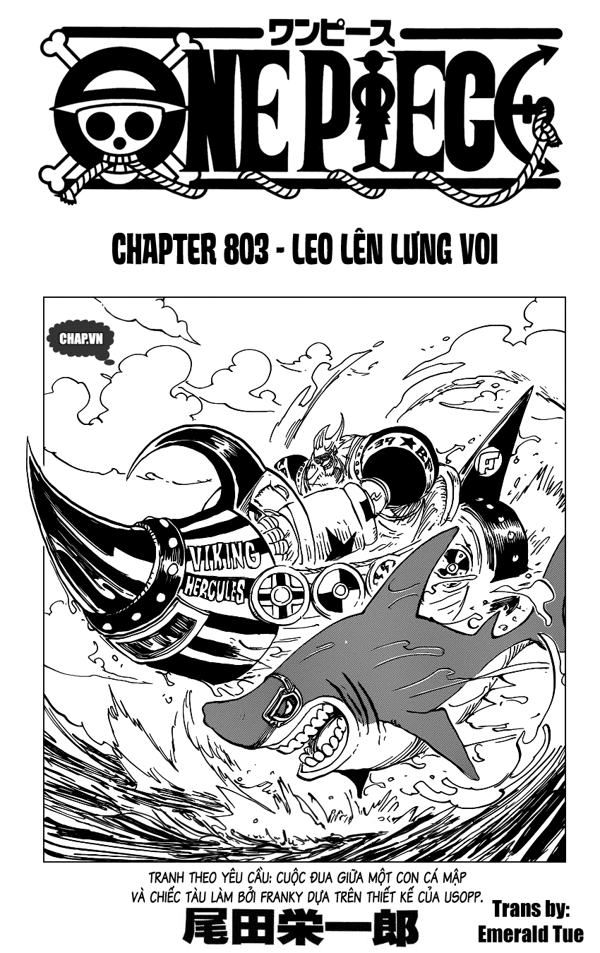 One Piece Chapter 803 - 1