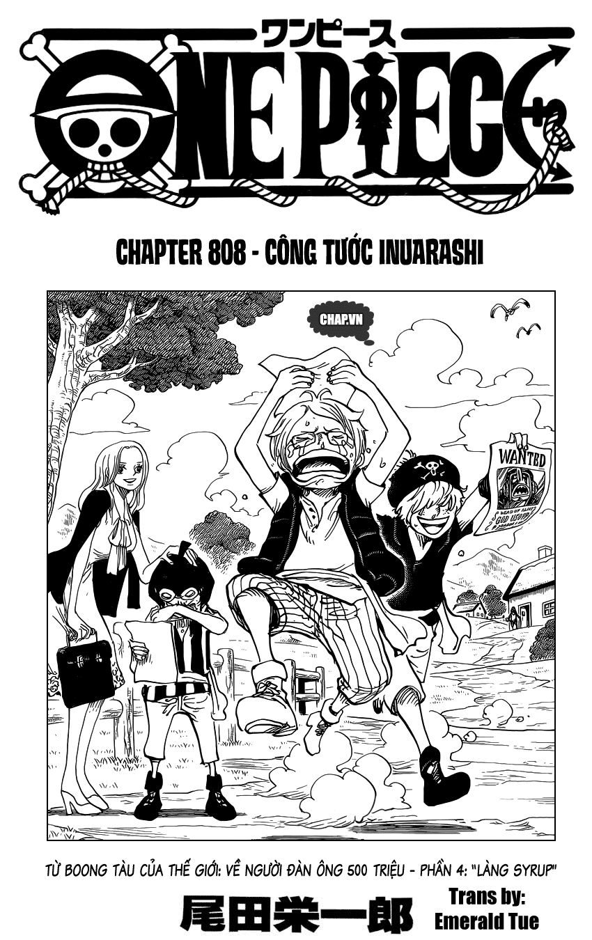 One Piece Chapter 808 - 1