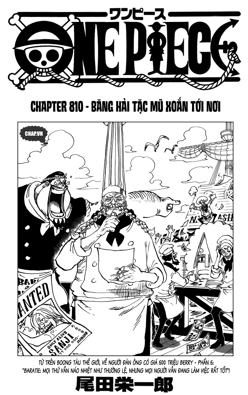 One Piece Chapter 810 - 1