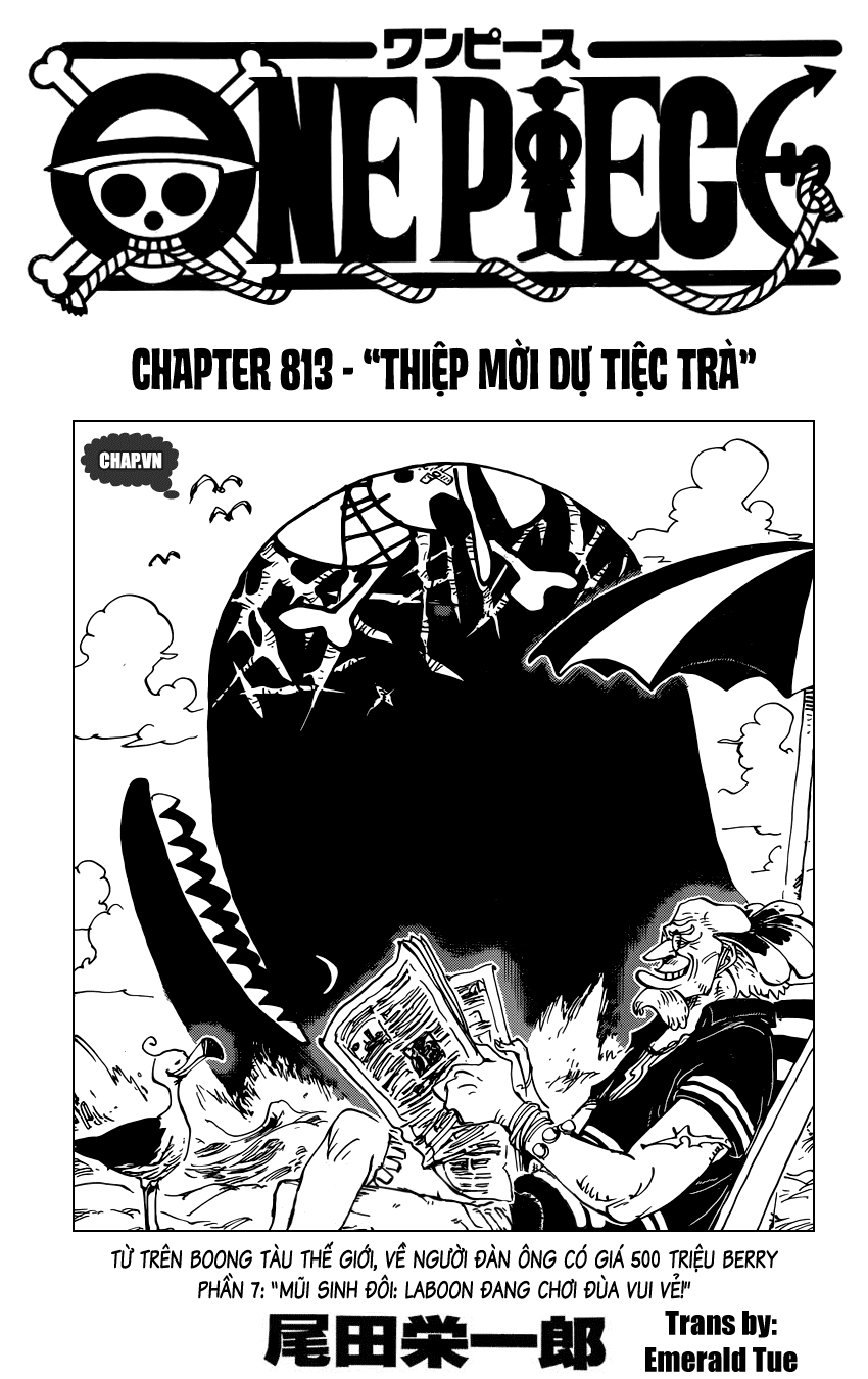 One Piece Chapter 813 - 1