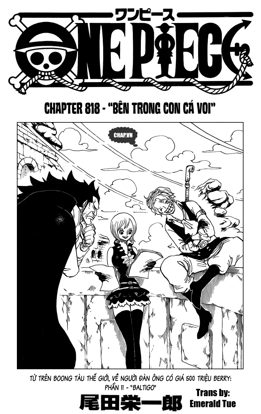 One Piece Chapter 818 - 1