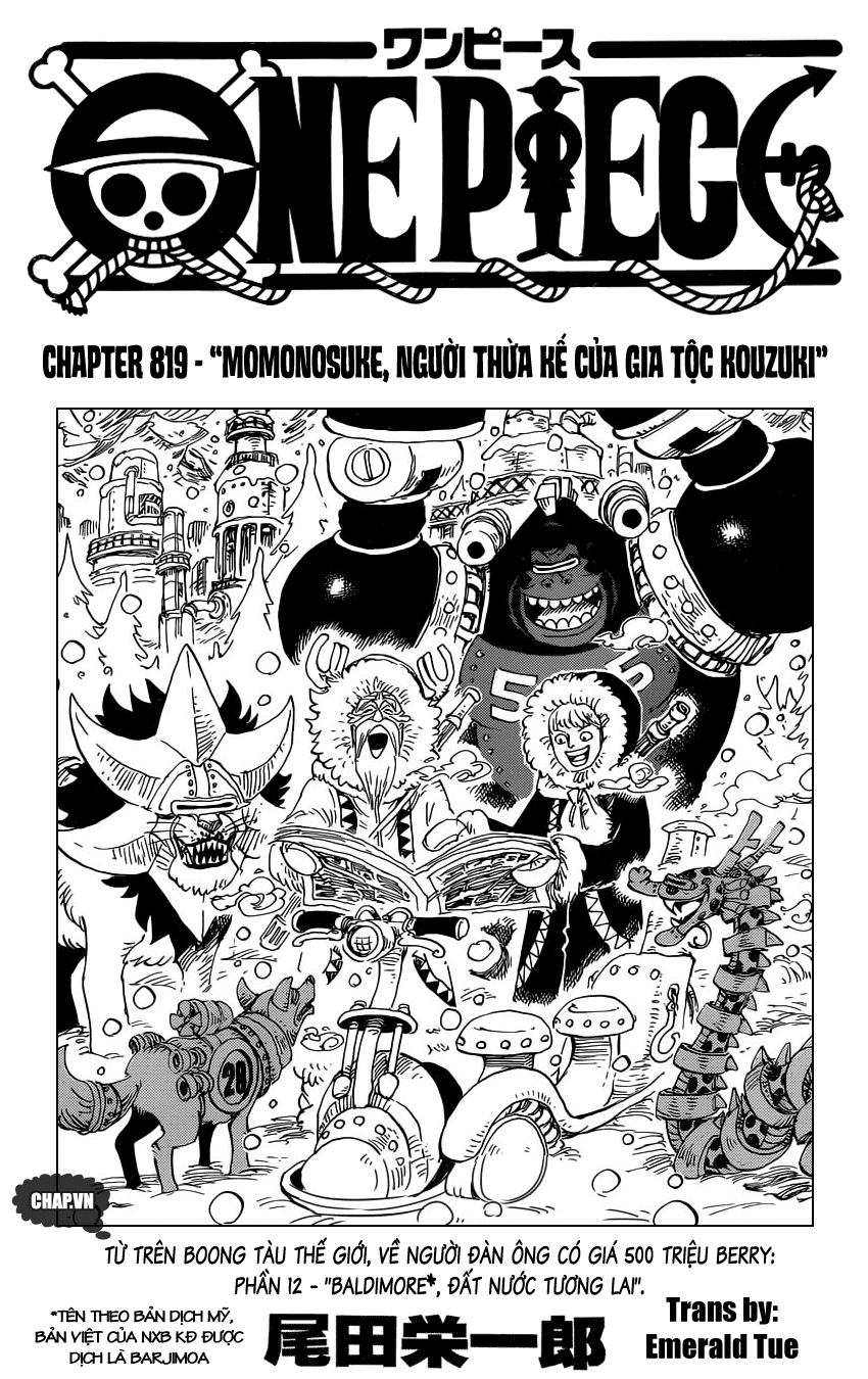 One Piece Chapter 819 - 1