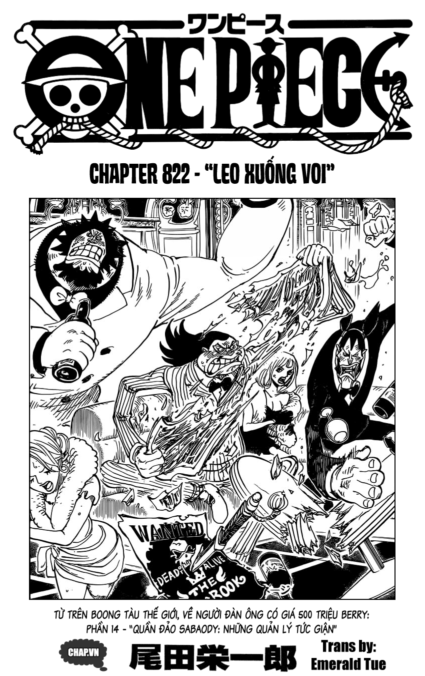 One Piece Chapter 822 - 1