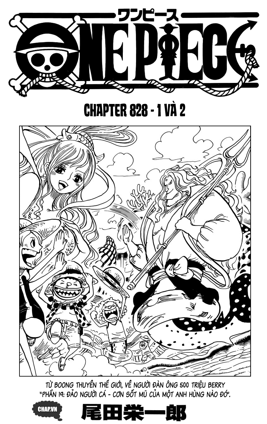 One Piece Chapter 828 - 1