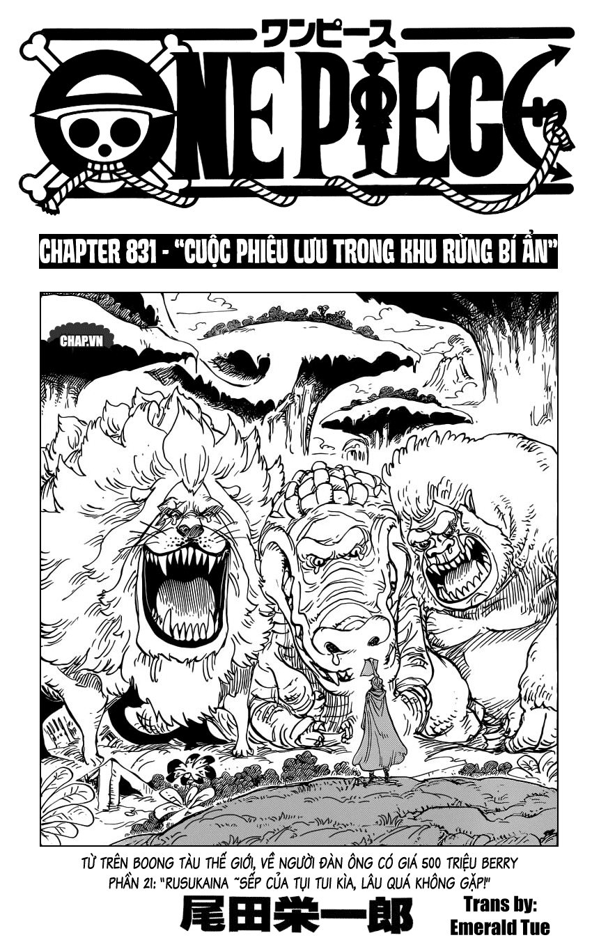 One Piece Chapter 831 - 1