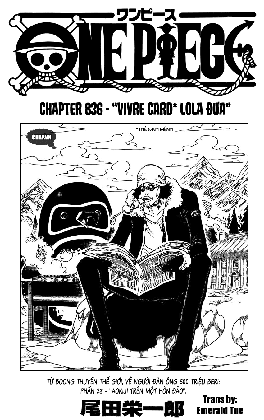 One Piece Chapter 836 - 1