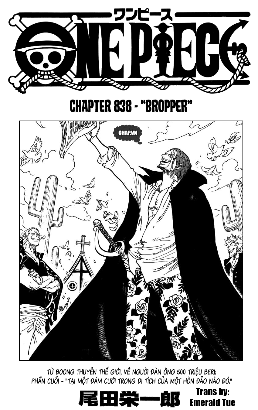 One Piece Chapter 838 - 1