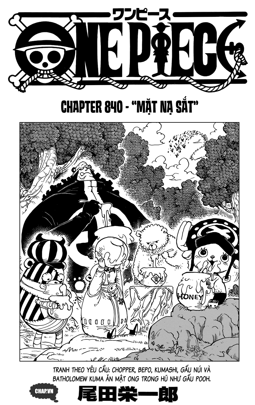 One Piece Chapter 840 - 1