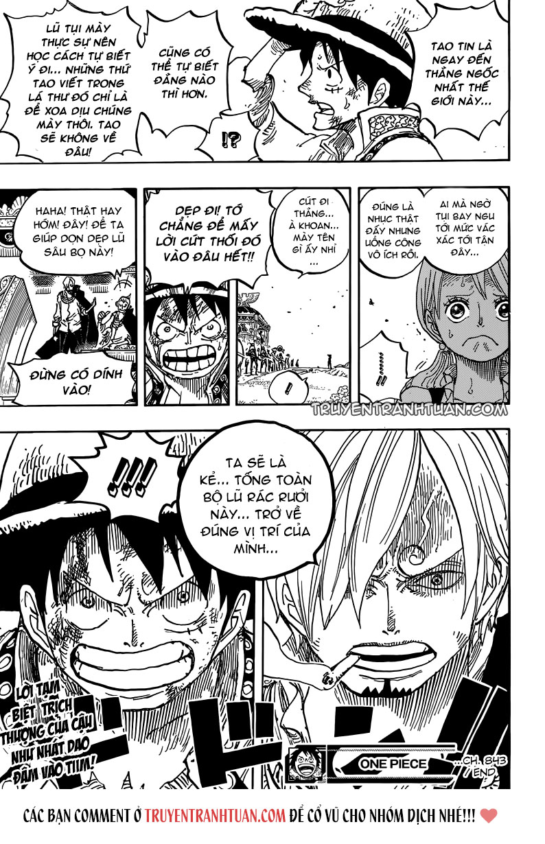 One Piece Chapter 843 - 20