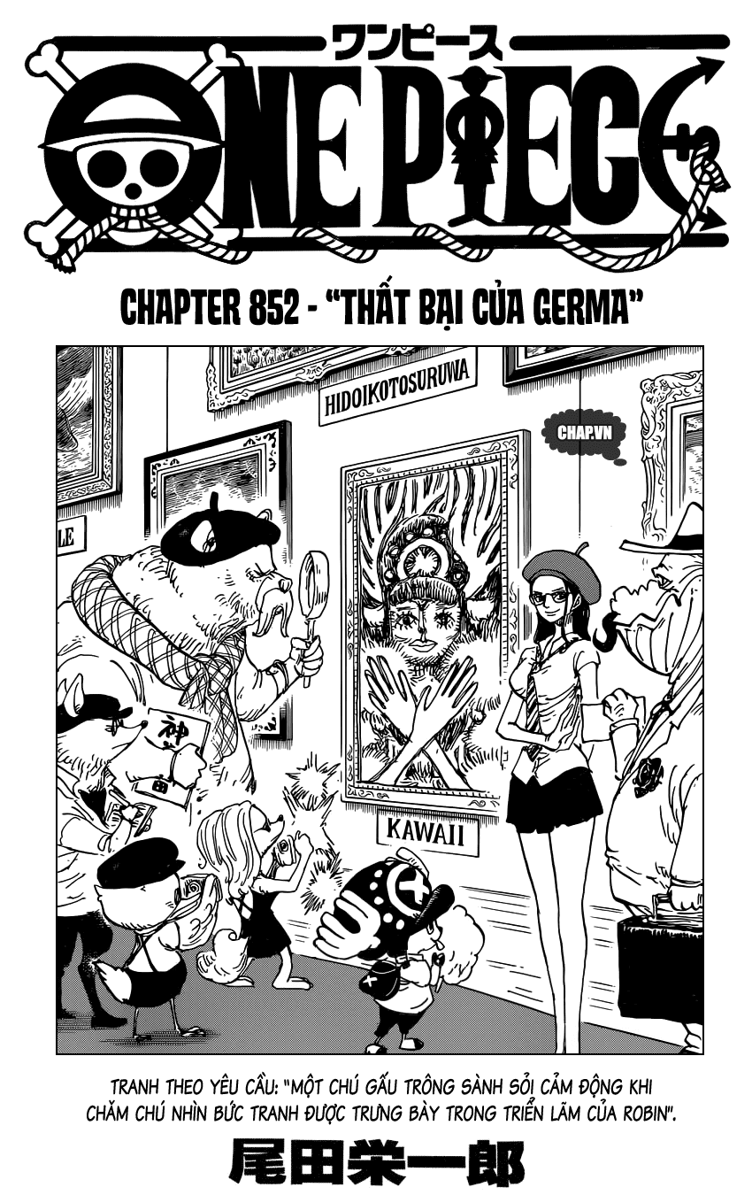 One Piece Chapter 852 - 1