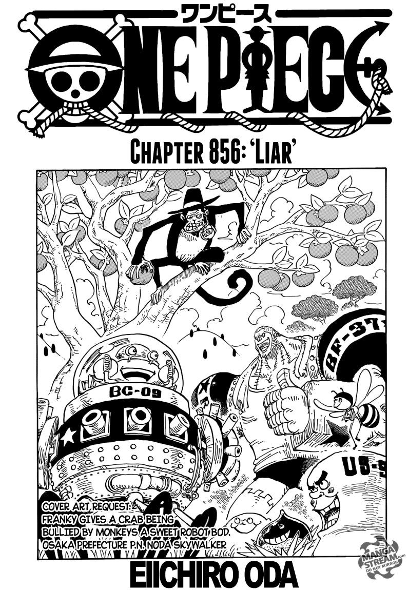 One Piece Chapter 856 - 1