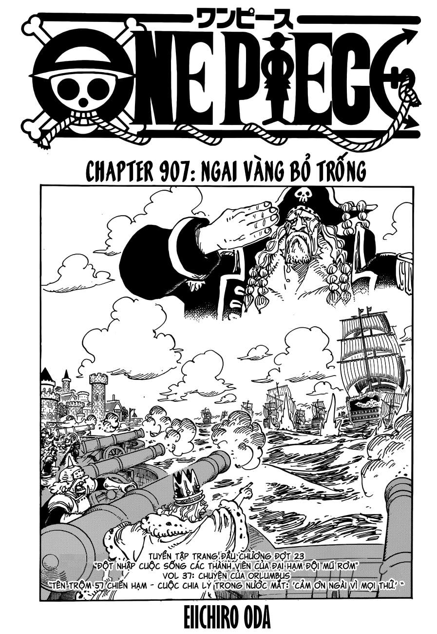 One Piece Chapter 907 - 1