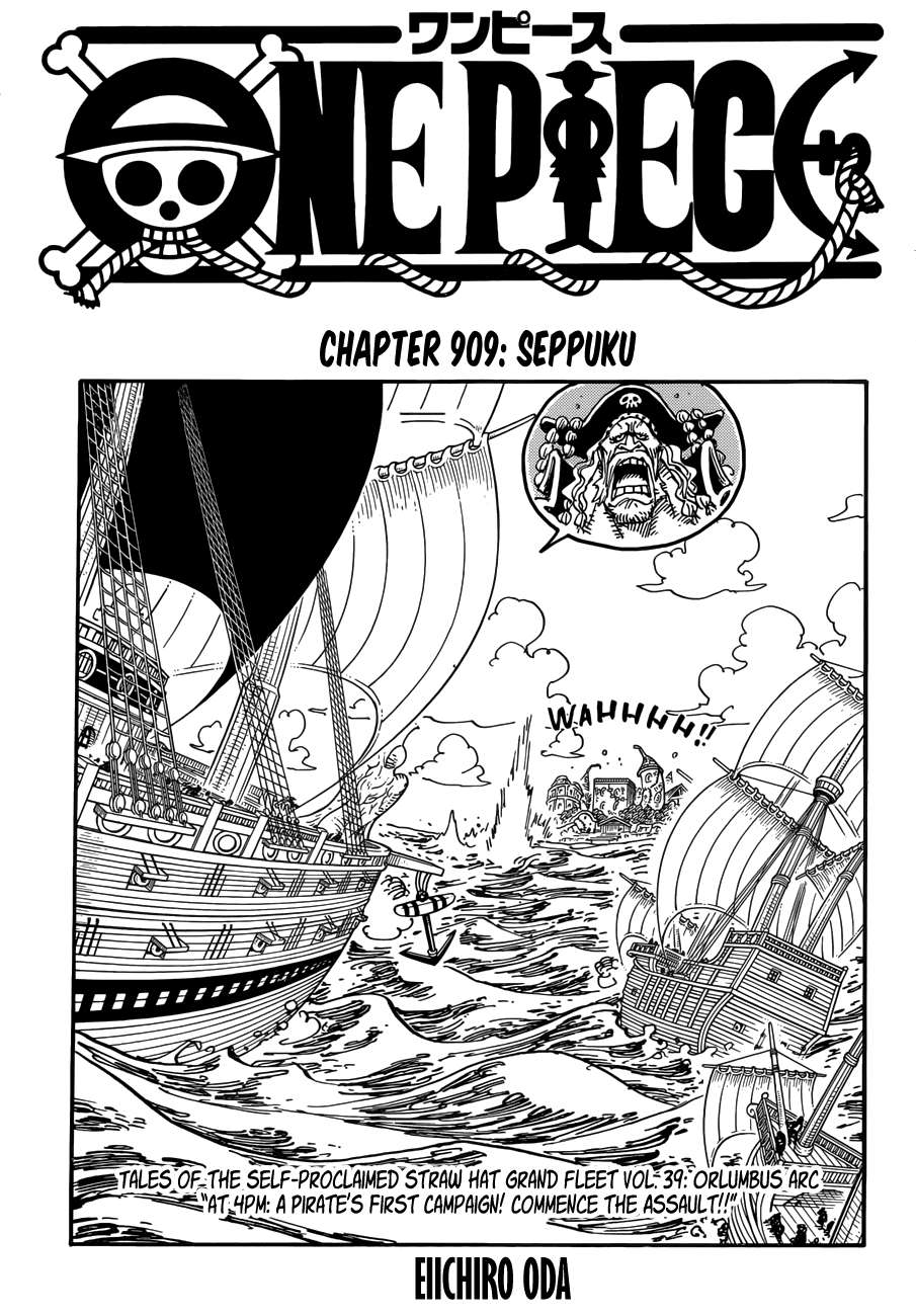 One Piece Chapter 909 - 1