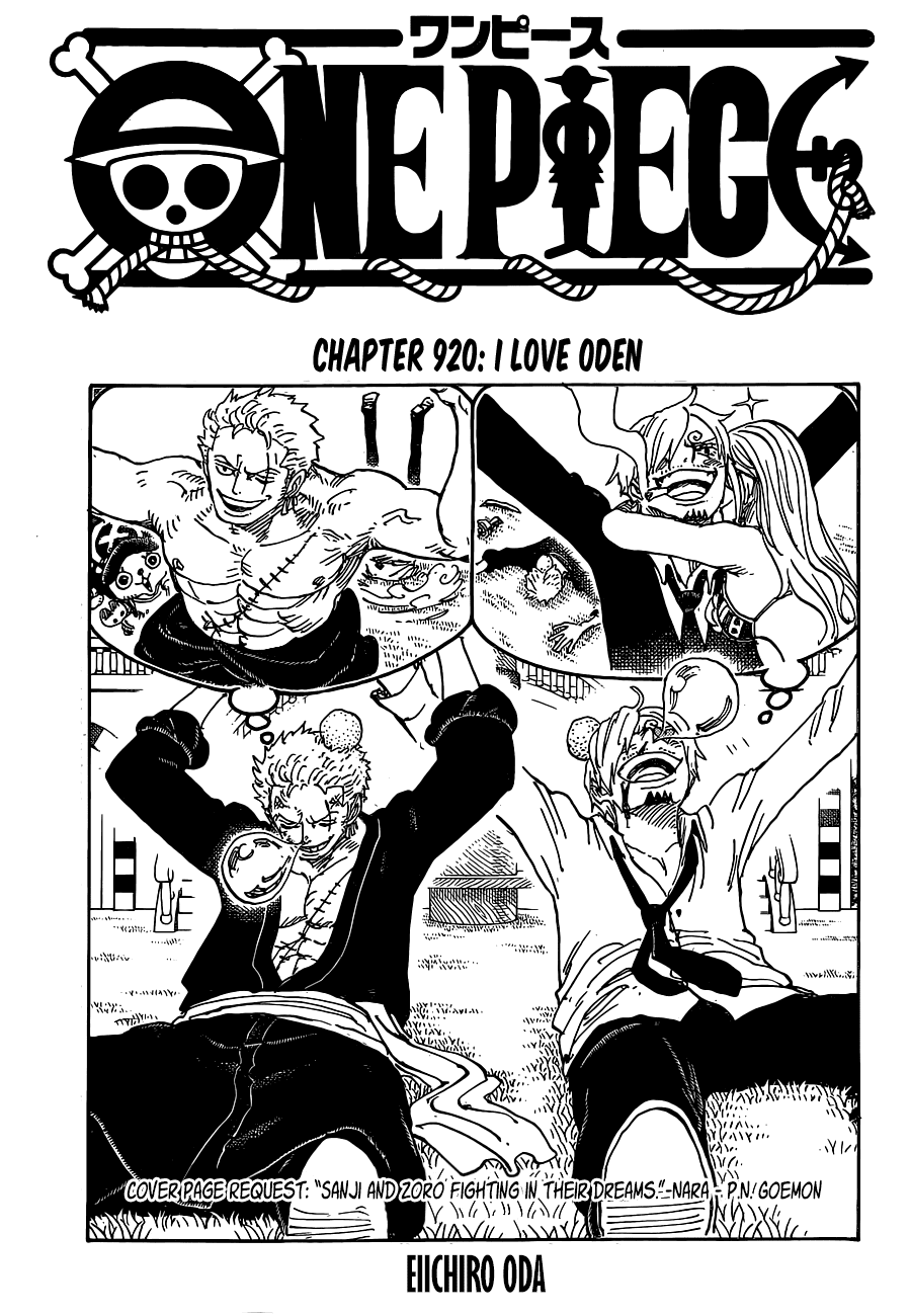 One Piece Chapter 920 - 1