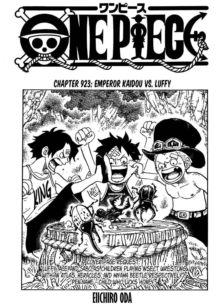 One Piece Chapter 923 - 1