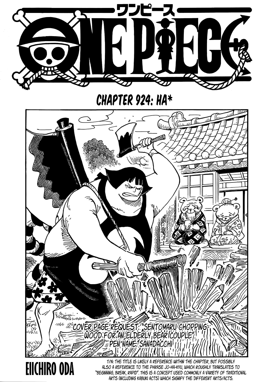 One Piece Chapter 924 - 1