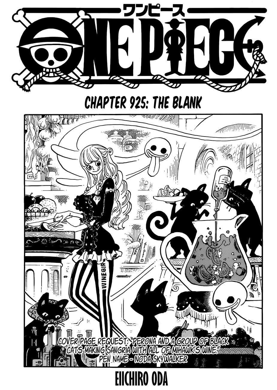 One Piece Chapter 925 - 1