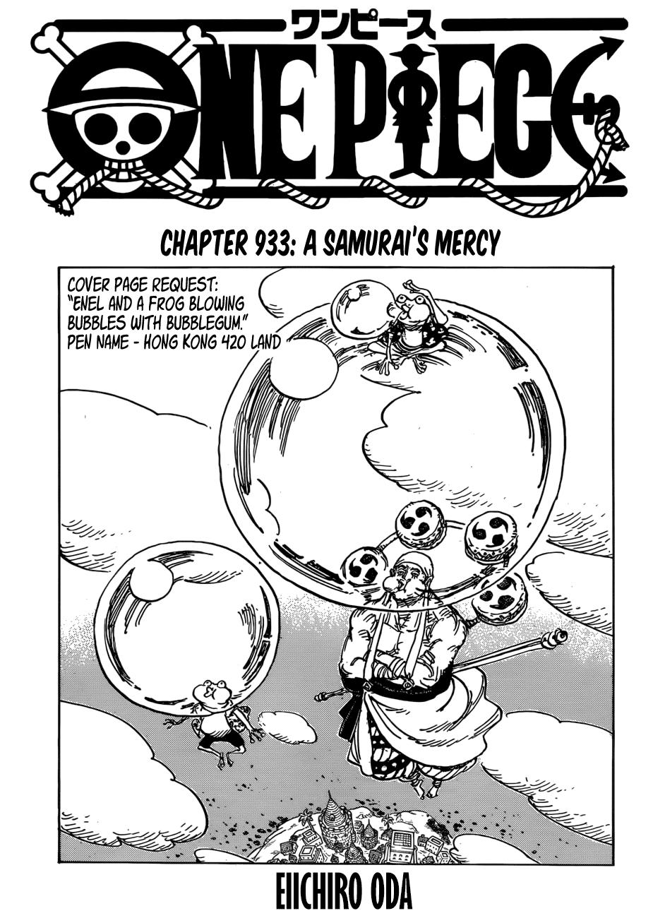 One Piece Chapter 933 - 1