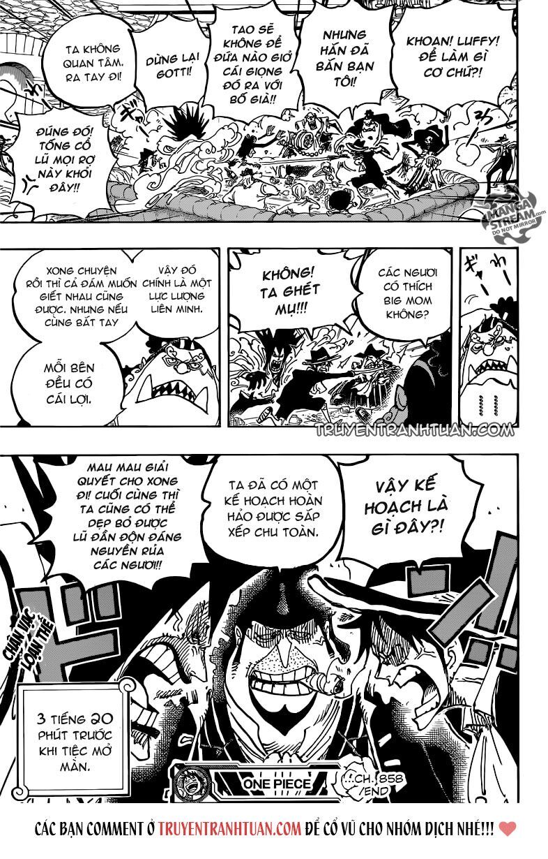 One Piece Chapter 858 - 17