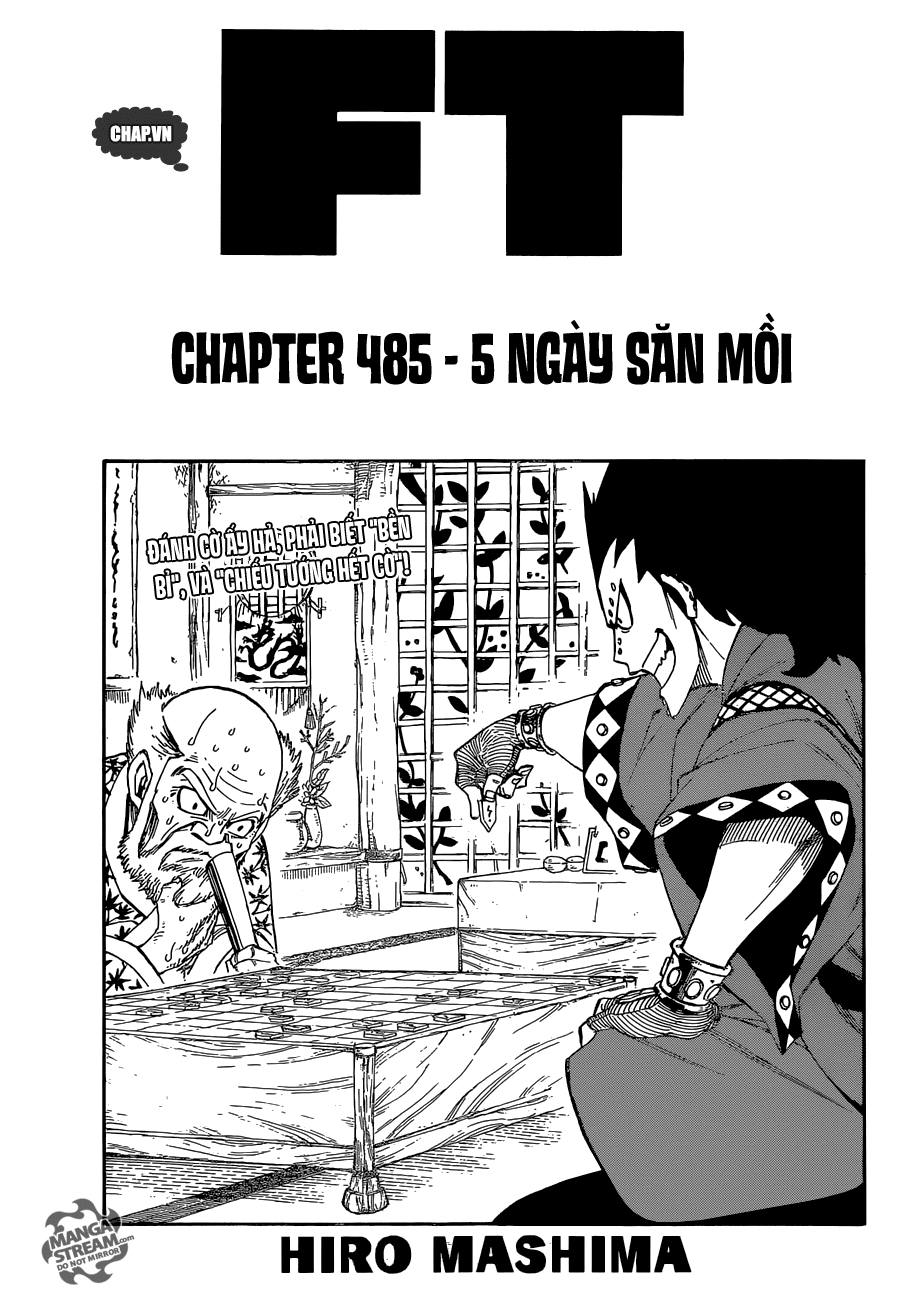 Fairy Tail Chapter 485 - 1