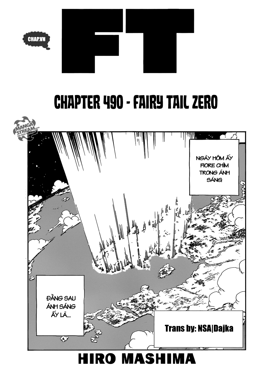 Fairy Tail Chapter 490 - 1