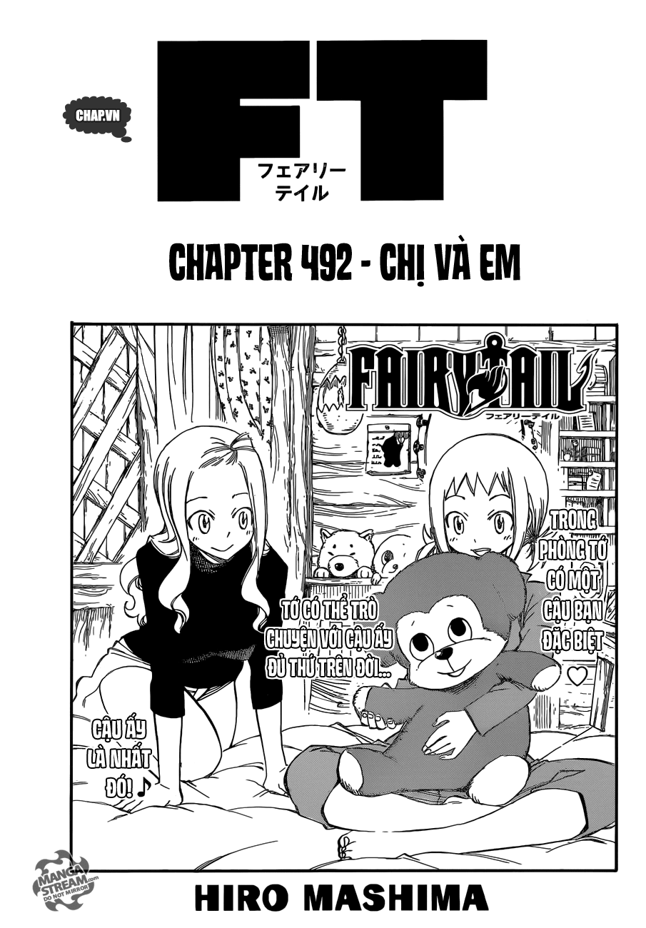 Fairy Tail Chapter 492 - 1