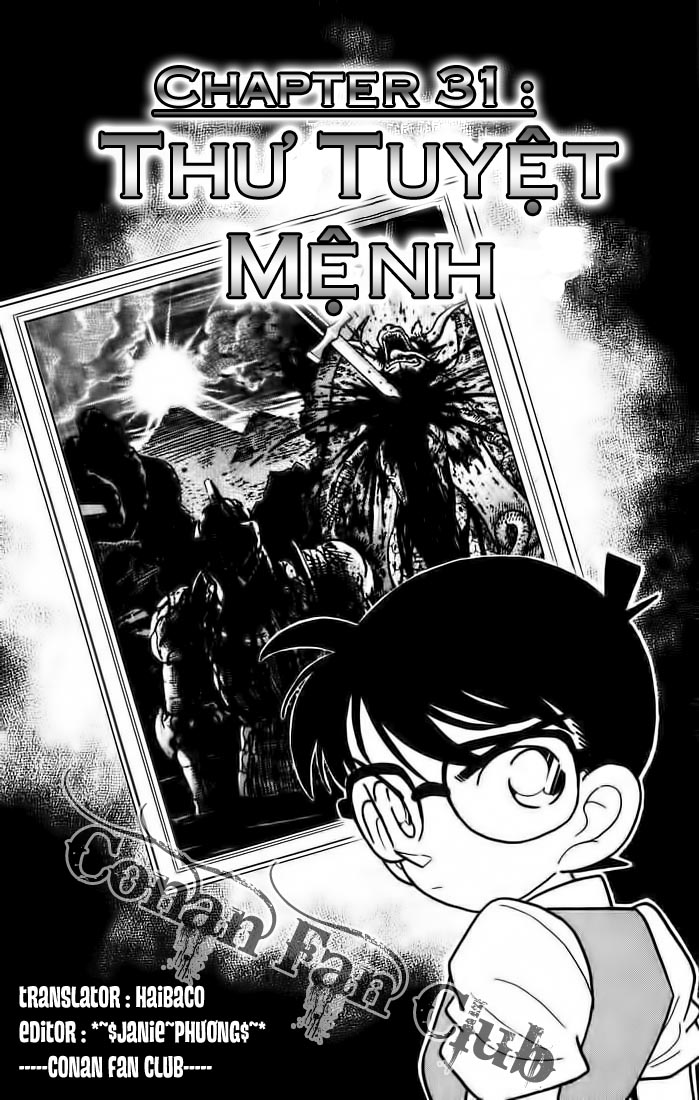 Thám Tử Conan Chapter 31 - 1