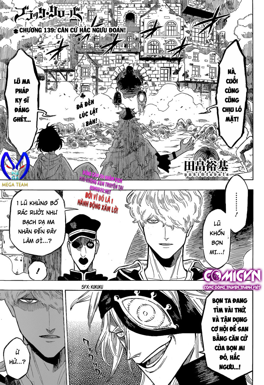 Black Clover - Thế Giới Phép Thuật Chapter 139 - 1