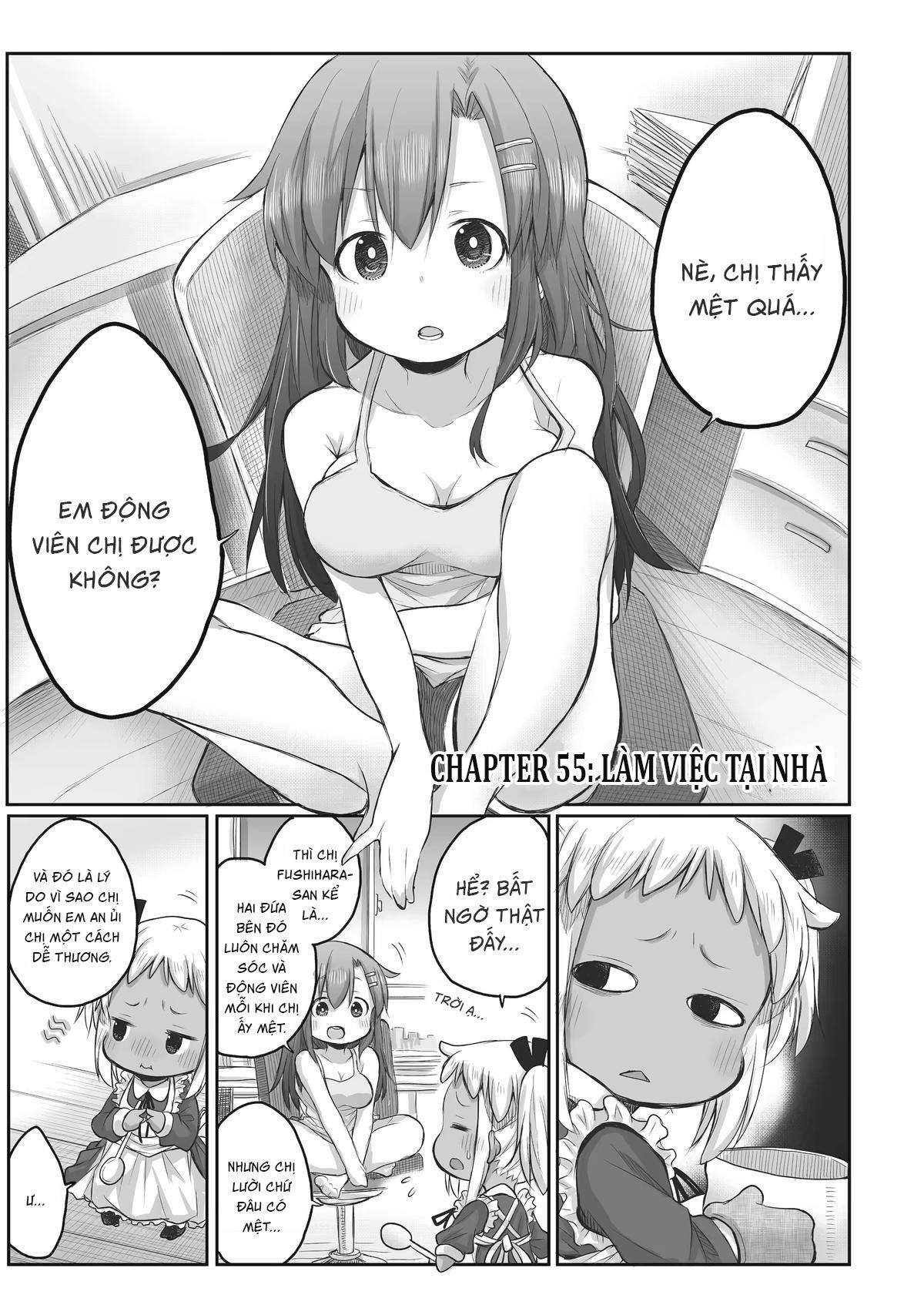 Miss Shachiku and the Little Baby Ghost Chapter 55 - 3