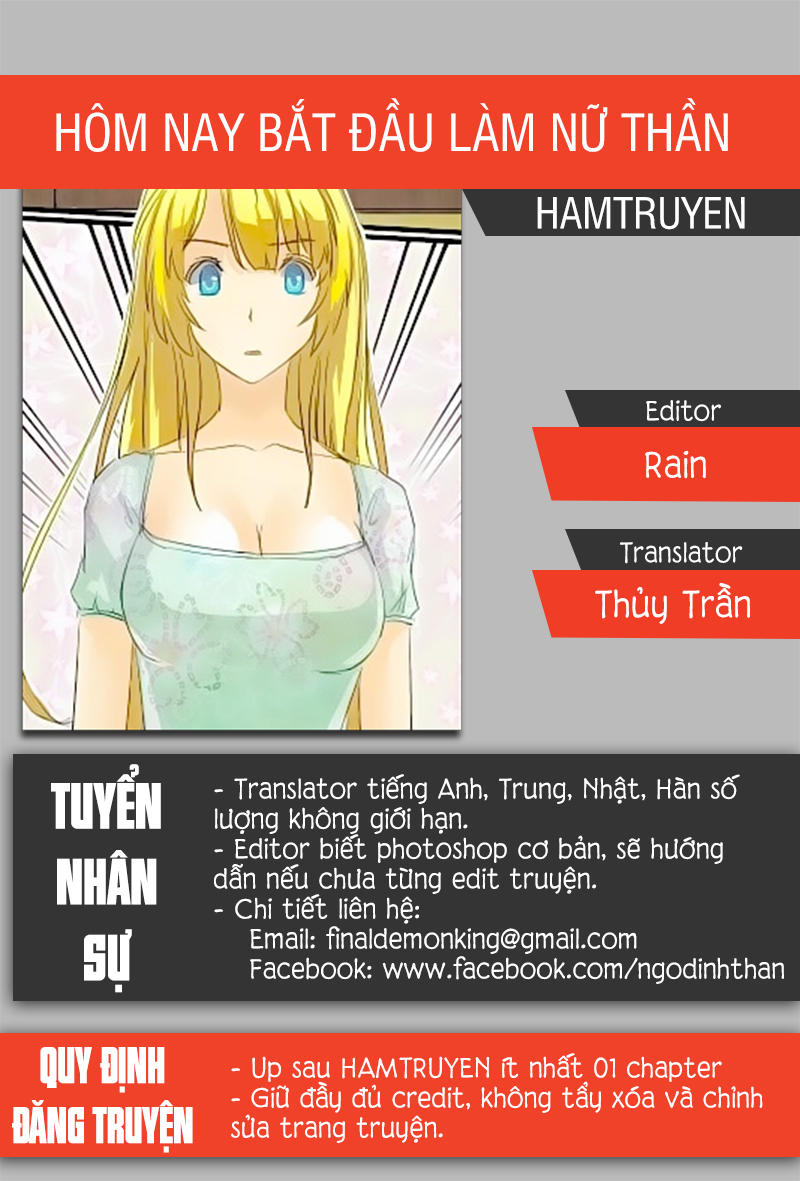 Hôm Nay Bắt Đầu Làm Nữ Thần Chapter 98 - 1