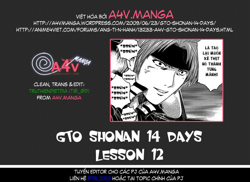 Gto: Shonan 14 Days Chapter 12 - 1